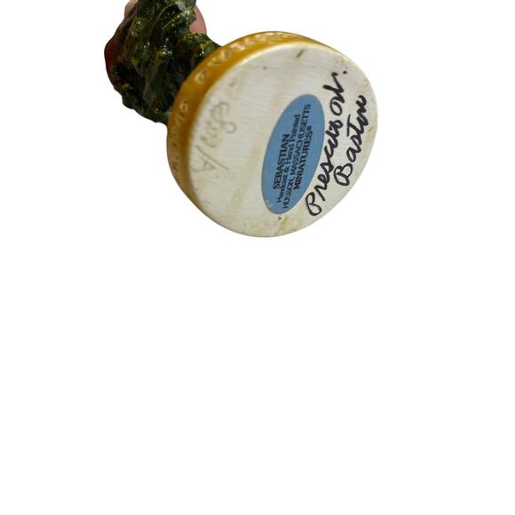 Vintage Sebastian Miniatures Clown Figurine Signed 3" - Picture 7 of 7